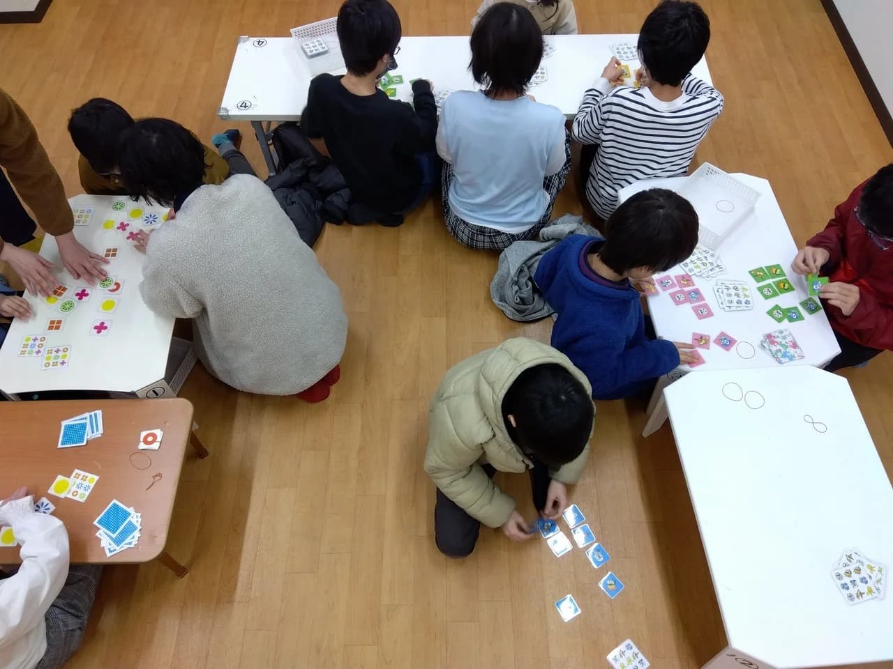 五つの輪 もずめ教室の様子